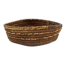 Vintage Native American Johnson River Basket