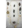 Image 1 : Prehistoric Shell Bead Necklace and Arrowheads