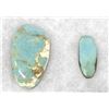 Image 2 : 4 Sky Blue Polished Turquoise Cabochons