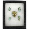 Image 1 : 5 Nevada Turquoise Polished Cabochons