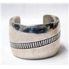 Image 1 : Native American Navajo Sterling Cuff Bracelet