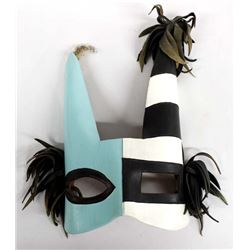 1999 Leather Koshare Clown Mask