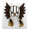 Image 1 : Leather Prairie Falcon Mask