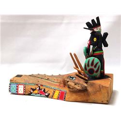 Hopi Warrior Woman Kachina by Alton Pashano