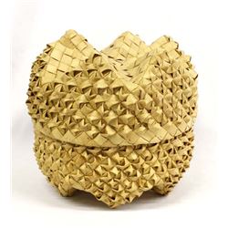 Native American Lidded Penobscot Basket