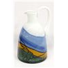 Image 1 : Hand Blown Encased Glass Pitcher