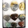 Image 1 : Group of Polished Stone Cabochons