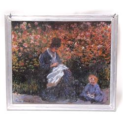 Stained Glass Art After Claude Monet