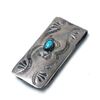 Image 1 : Navajo Old Pawn Sterling Silver & Turquoise $ Clip