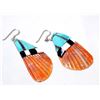 Image 2 : Santo Domingo Overlay Shell Earrings