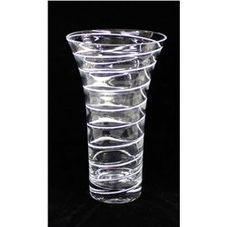 Vintage Estate Art Glass Spiral Vase