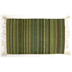 Mexican Fringed Textile Rug