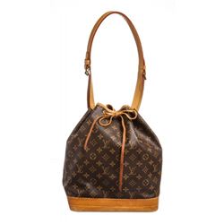 Louis Vuitton Monogram Canvas Leather Noe GM Drawstring Bag