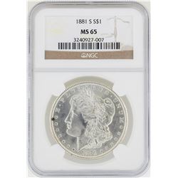 1881-S NGC MS 65 Morgan Silver Dollar