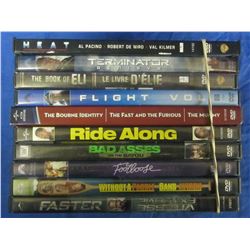 10 DVD Movies / Heat / Faster / Flight and more