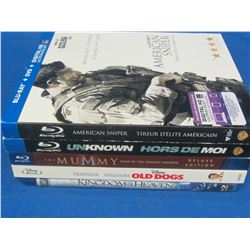 5 blue rays / American sniper / the Mummy / Kindom of Heaven