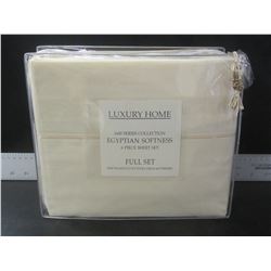 New Luxury Home 1600 series Egyptian softness 6 piece full sheet set