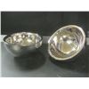 Image 1 : Set of 2 Amazing elegant Stainless Hammered Bowls from India