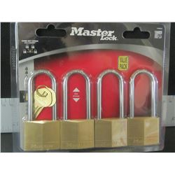 New set of 4 Master Locks keyed alike