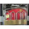 Image 1 : New set of 4 Master Locks keyed alike