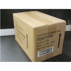 New Case of 12 antibacterial Pump foaming hand soap 7 1/2 oz/ Lemon