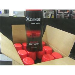 New Case of 12 Ripped Body wash for men / 13.5 oz each