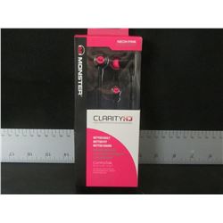 New Monster Clarity HD Headphones / high defination