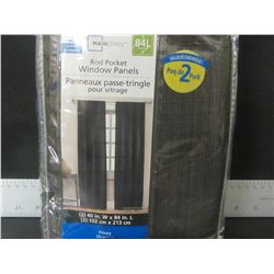 New window panels / 2 pack 40" wide x 84" long