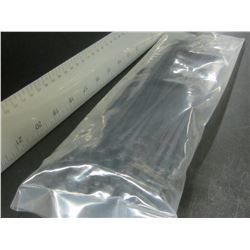 New 12" Heavy Duty black cable/zip ties