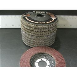 New 4 1/2" flap grinding disks box of 10  / 80grit
