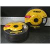 Image 1 : New DeWalt 1/4" Metal Grinding disk / 2 packs of 5 each - 10 total