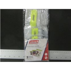 New Coleman splash proof pouches / 3 in a pack 5x7/ 7x10 & 10.5x13.6