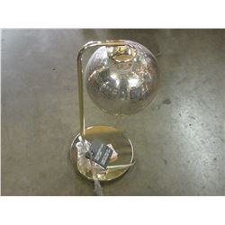 New gold Mercury glass globe lamp / 18.5" high
