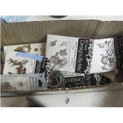 Box full of New Charms and earings