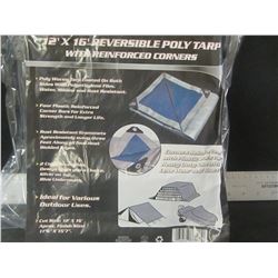 New 12 x 16 foot reversible tarp