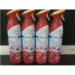 4 New Febreez Air Effects / Cranberry