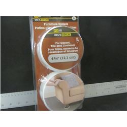 Pack of 8 furniture sliders