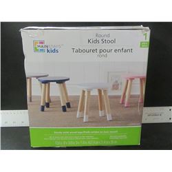 New round kids stool / 12 in high