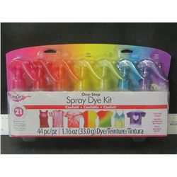 New one step Spray Dye Kit / 44 piece up to 21 projects