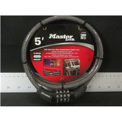 New 5ft Master Lock set your own combo