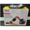 Image 1 : New 26" Fitness ball & 1 pair Everlast workout gloves