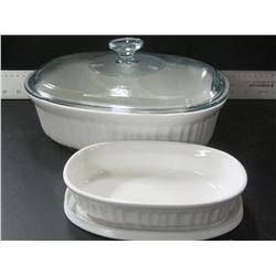 New Casserole dish & leftover dish with sealed lid