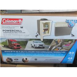 ***New Coleman*** Powerchill thermoelectric COOLER / 12 volt/110volt / 44cans 40 quart