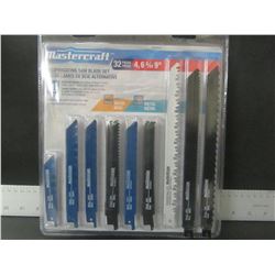 New MasterCraft 32 piece recip/Sawzall blade set / 4-6 + 9" blades