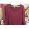 Image 1 : New Nelly burgundy Tunic women's size 2xl