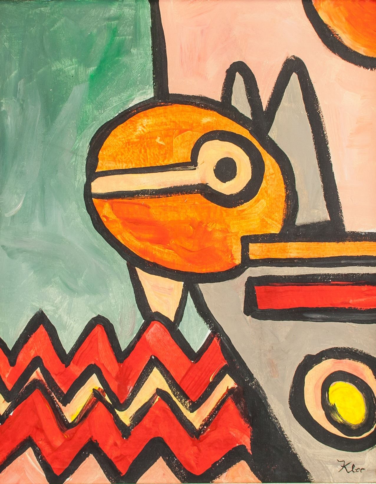 Paul Klee German Swiss 1879 1940 Ooc Abstract