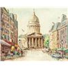 Image 1 : Artist Signed Oil on Canvas Paris City Scene