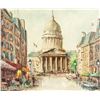Image 3 : Artist Signed Oil on Canvas Paris City Scene