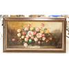 Image 2 : Large European Still Life Oil on Canvas Signed W/