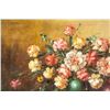 Image 3 : Large European Still Life Oil on Canvas Signed W/
